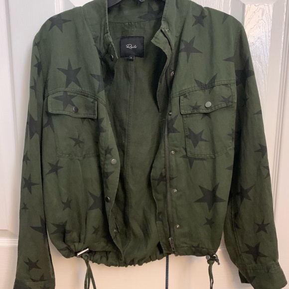 Rails Army Green Star Jacket - Picture 2 of 3